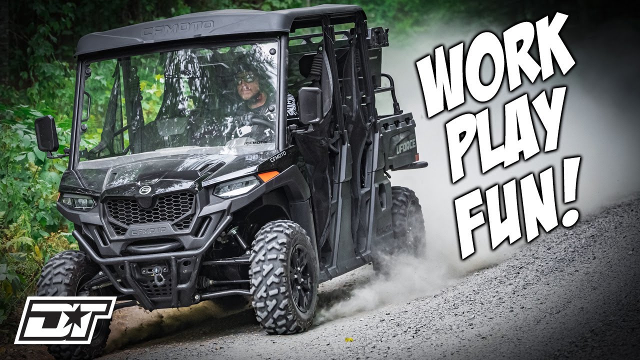 Обзор 4-местного CFMOTO UFORCE 800 XL Utility Sport Side x Side