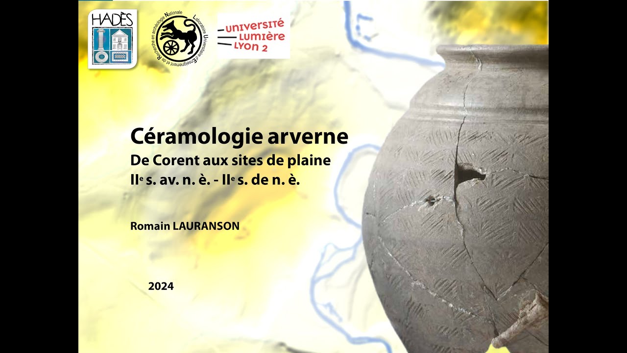 Céramologie Arverne, de l'oppidum de Corent aux sites de plaine - IIe avant à IIe siècle après n.ère