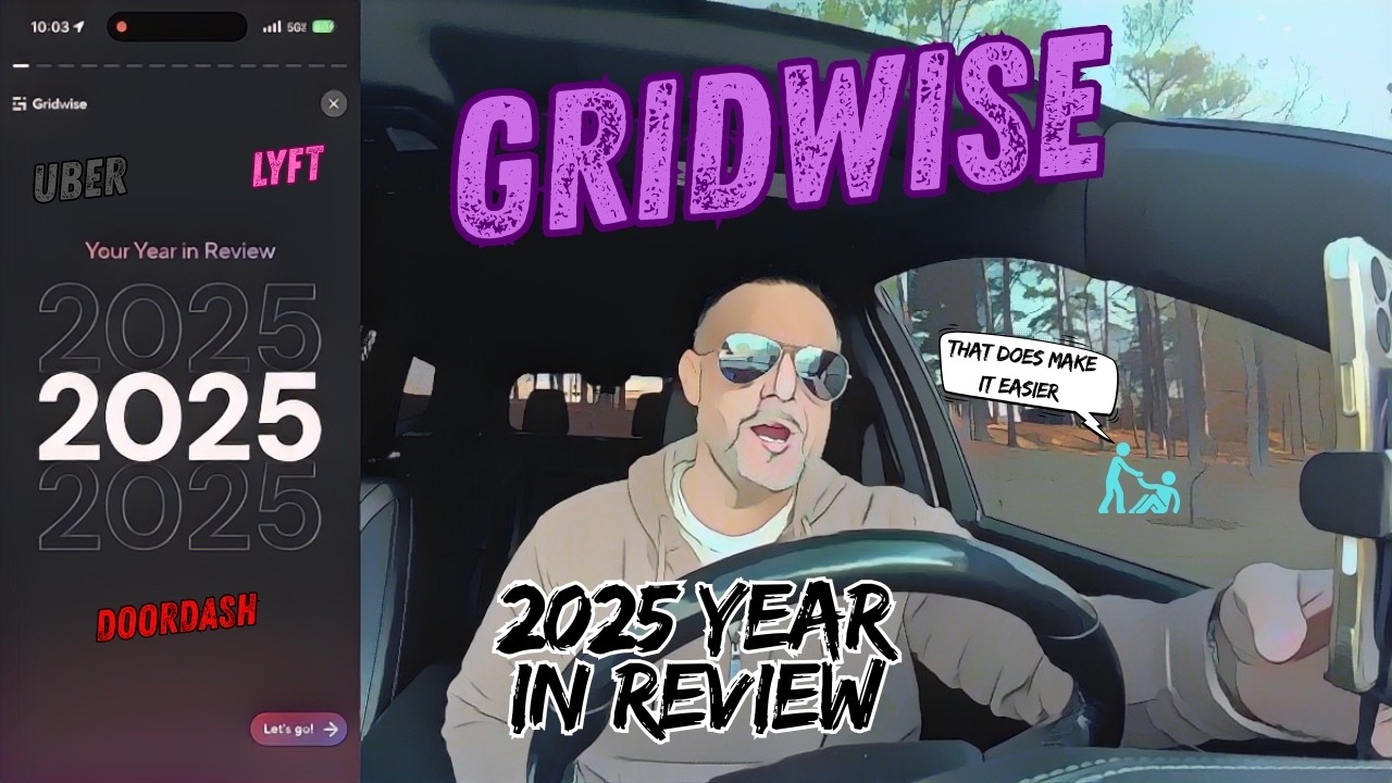 Uber & Lyft Drivers: How I Use the Gridwise App (2025 Year in Review)