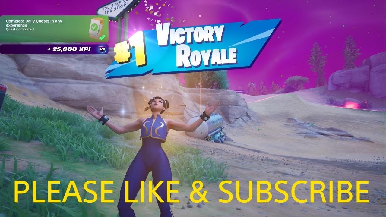 CHUN-LI KICKS HER WAY TO A VICTORY ROYALE