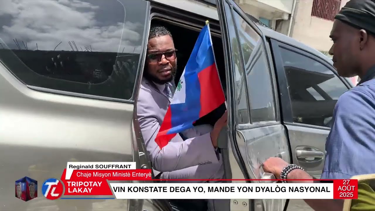 Reginald SOUFFRANT debake ak drapo l vin konstate dega bandi viv ansanm yo fè lakay li nan dèlma