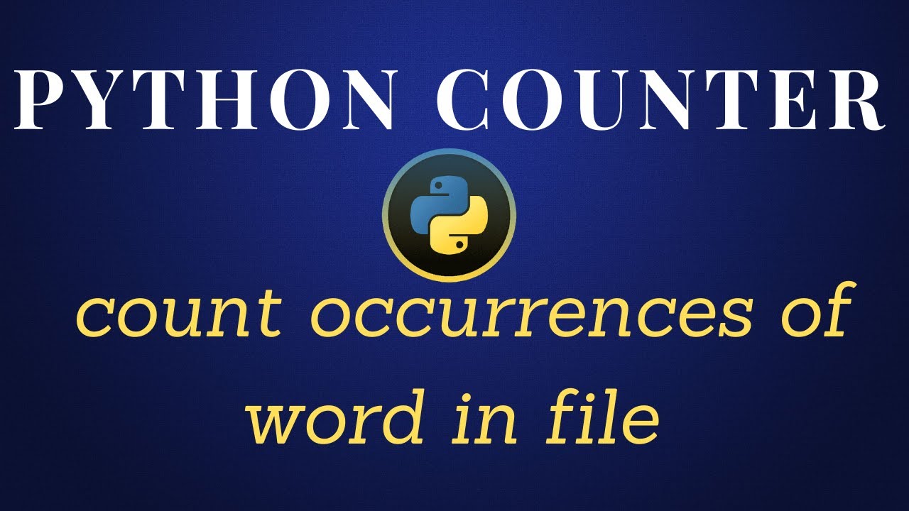 Туториал по Python Counter