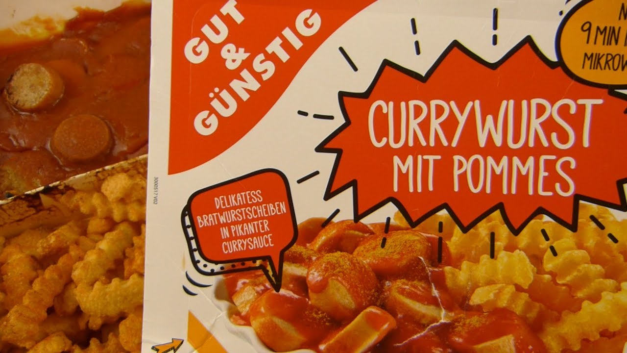 Gut&G&uuml;nstig - Currywurst Mit Pommes