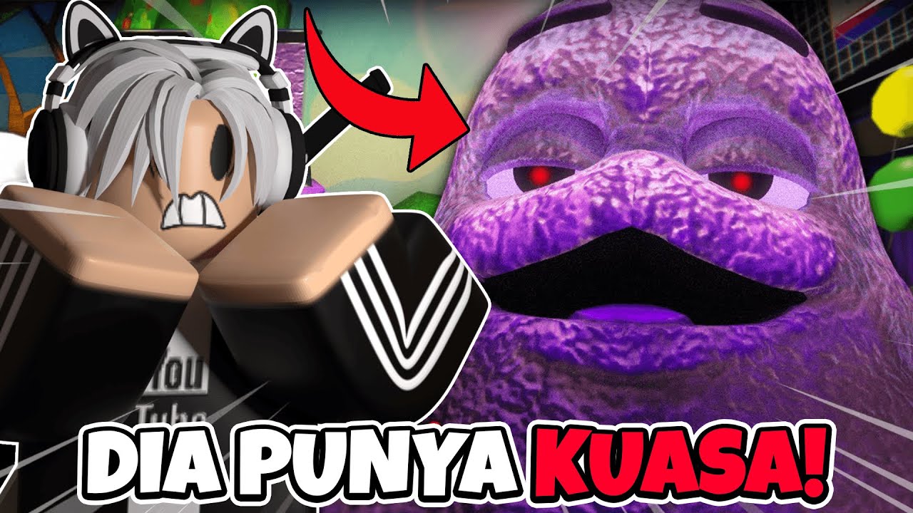 LU PUNYA GRIMACE LU PUNYA KUASA!!! | Roblox Grimace Birthday