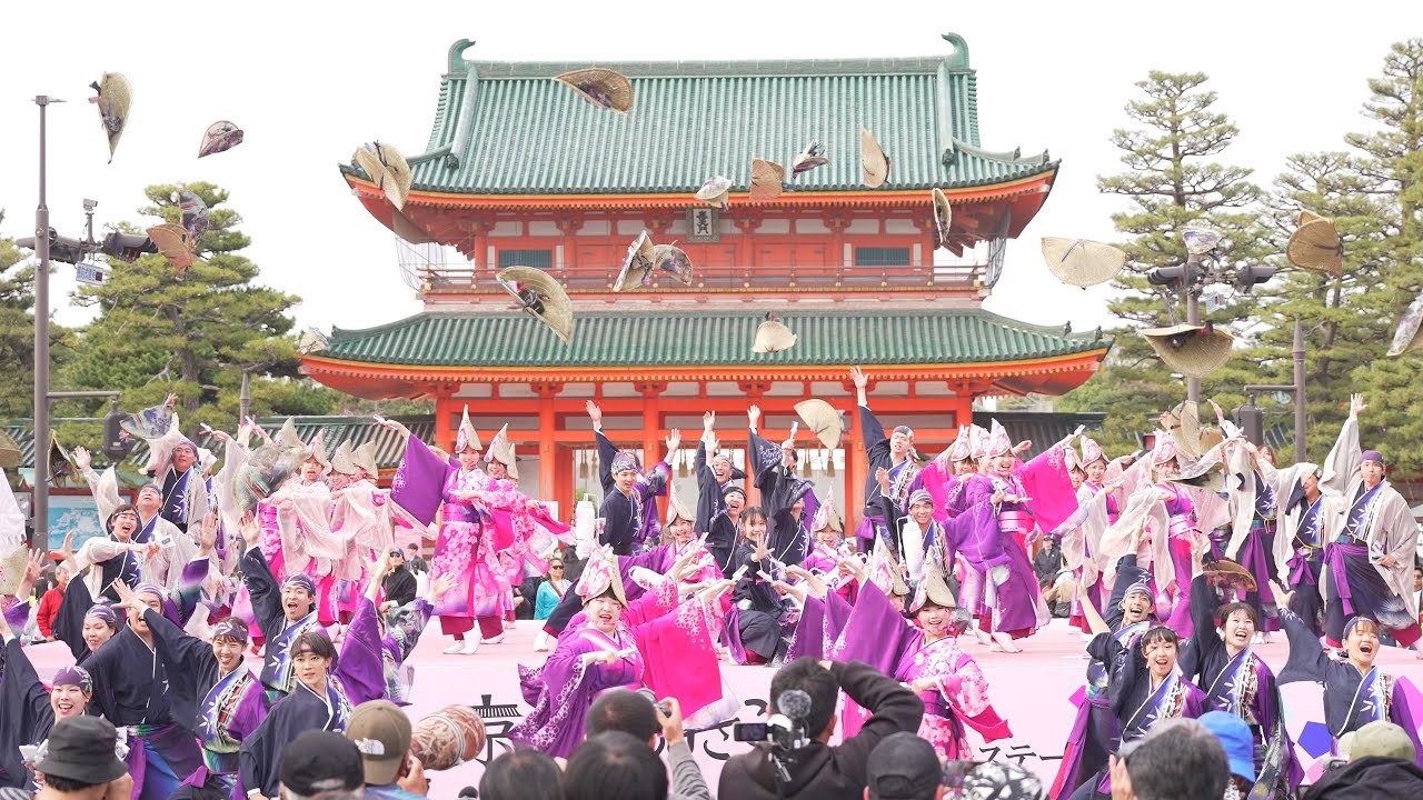[4K] 夢源風人 『TATTOBU!!!!!』　京都さくらよさこい 2025 さくよさ 土曜日 神宮道会場