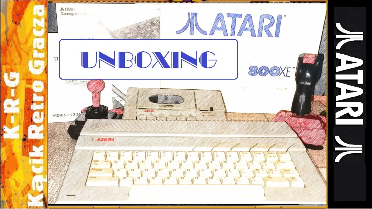 UNBOXING - ATARI 800XE - PIERWSZY TEST OD LAT !!!