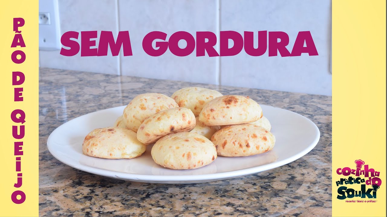 Receita Fácil e Simples - Pão de Queijo SEM GORDURA - Base Léo Paixão
