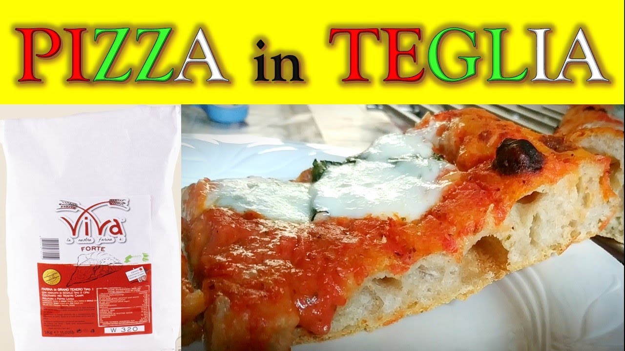 Pizza in teglia con Viva Rossa - 80% Biga, 90% idratazione, lievitazione veloce