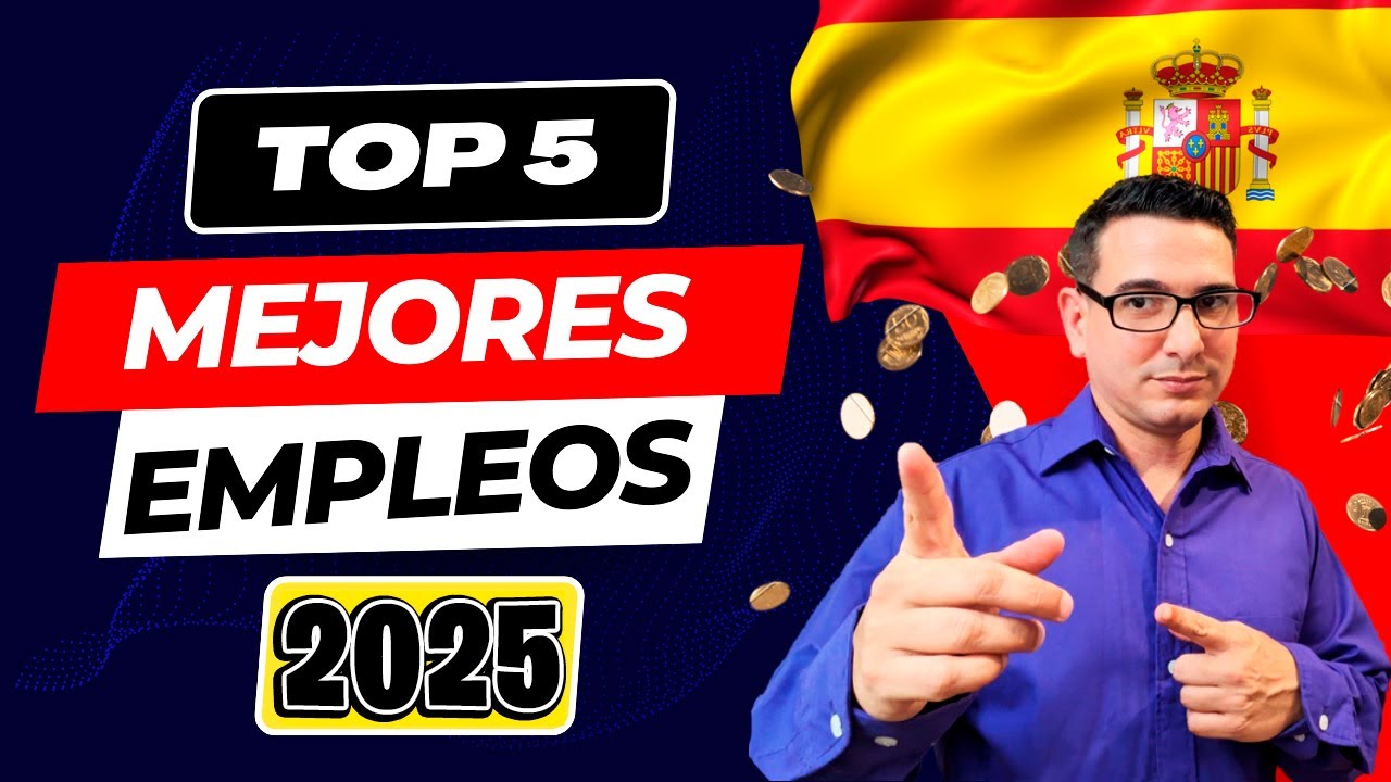 Los 5 MEJORES TRABAJOS en España con o sin PAPELES 💶 EMPLEOS para EMIGRANTES más DEMANDADOS (2025)