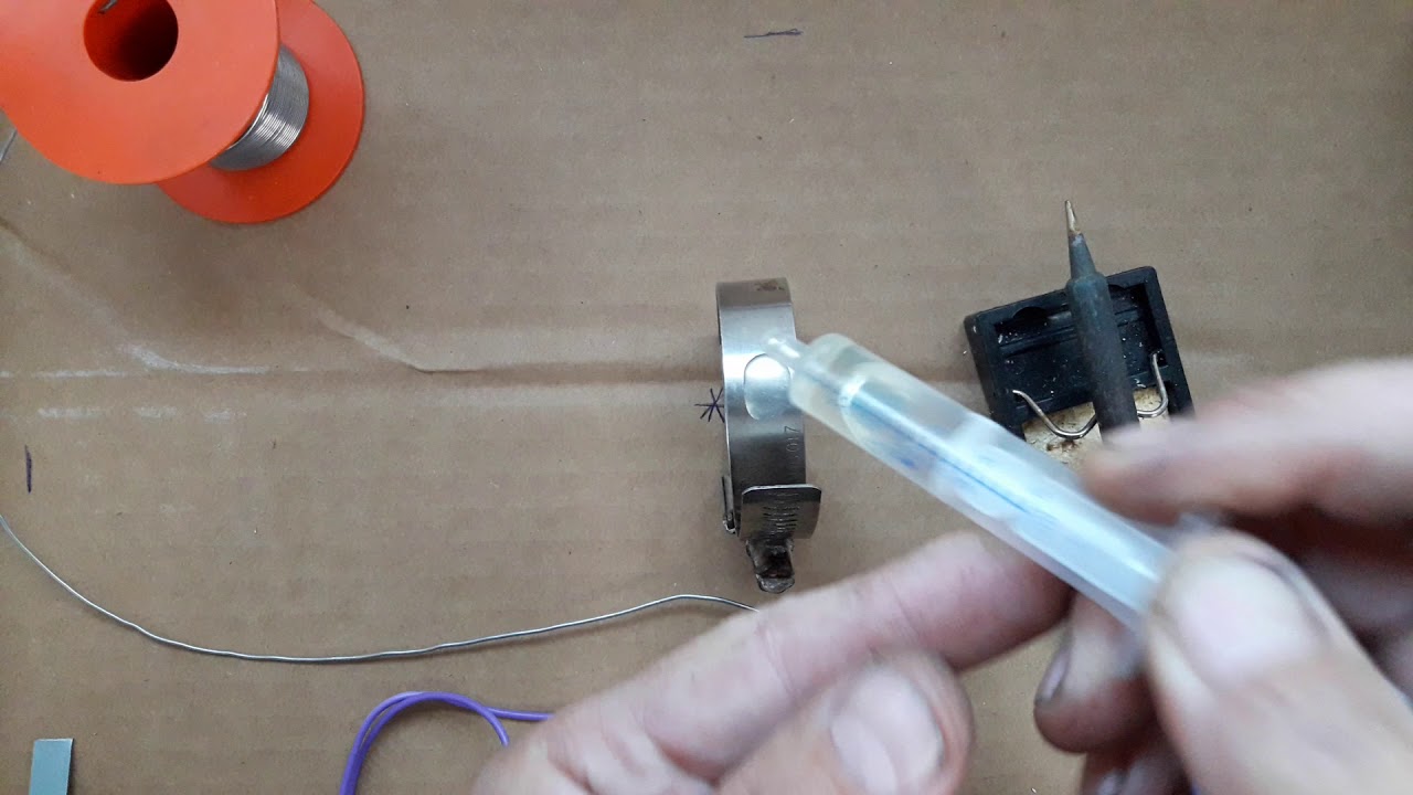 Como soldar Estanho em Inox ?