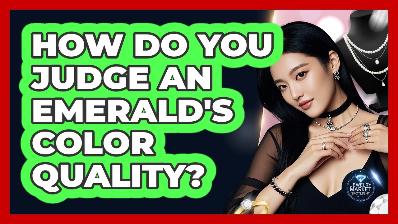 How Do You Judge An Emerald's Color Quality? - Jewelry Market Spotlight