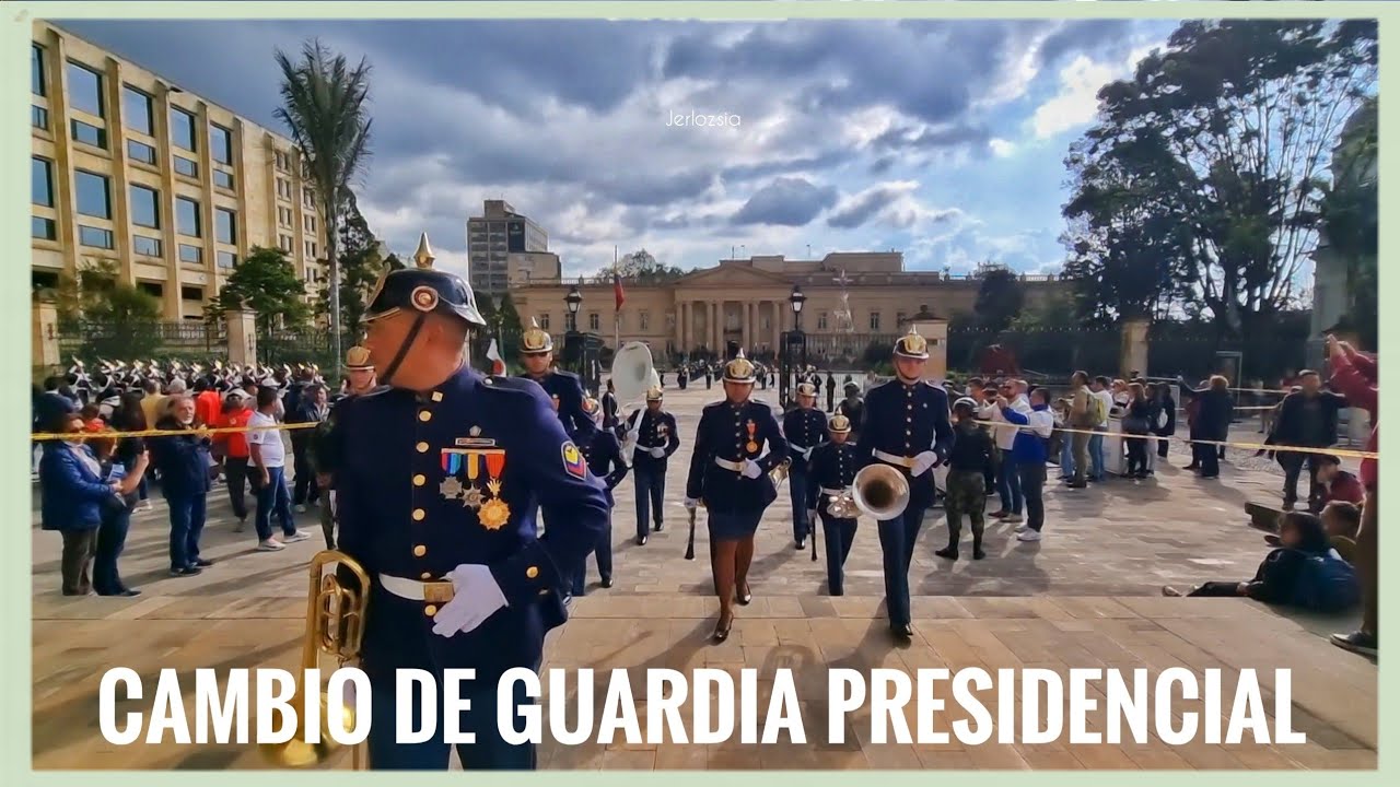 Cambio de Guardia Palacio Presidencial Bogotá 🏛️