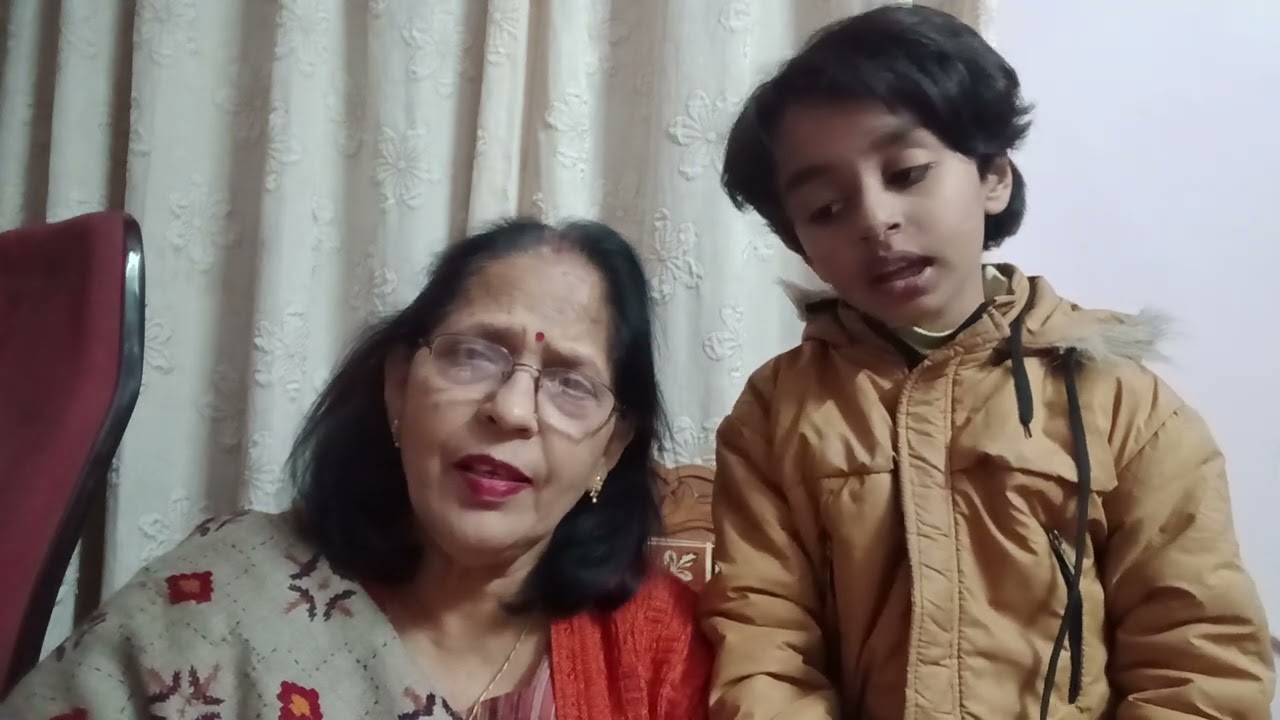 Banni Banna Geet with Grand daughter 