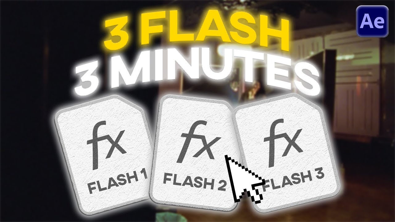 3 easy BEGINNER FLASHES in 3 MINUTES | After Effects Tutorial