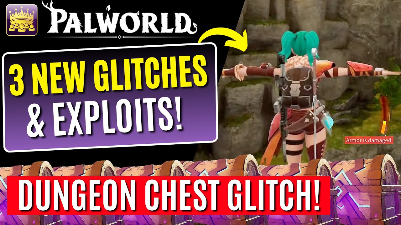 Palworld 3 GLITCHES! | NEW T-POSE GLITCH | DUNGEON CHEST LOOT MONEY GLITCH | PATCH 0.1.4.0!
