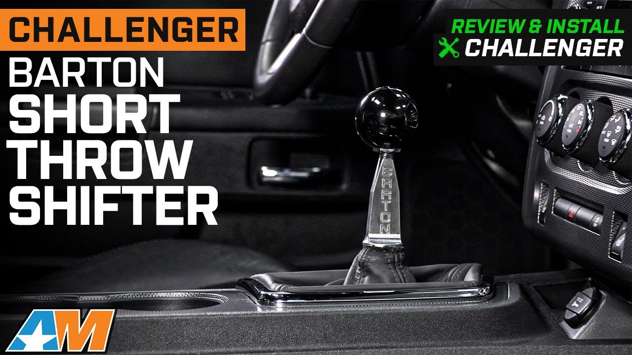 2009-2022 Challenger Barton Short Throw Shifter with Brushed Aluminum Stick Review & Install
