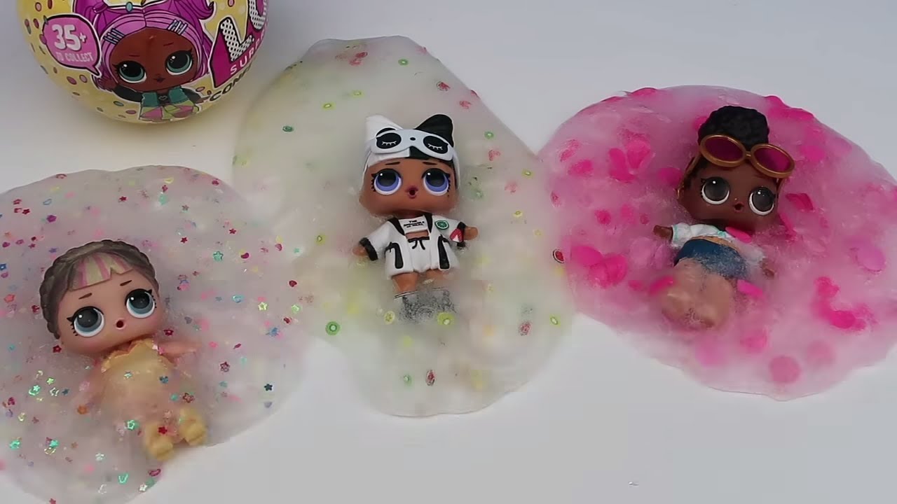 L.O.L. Confetti Pop Sürpriz Bebekler İle 3. Farklı Konfetili Şeffaf Slime Challenge Bidünya Oyuncak