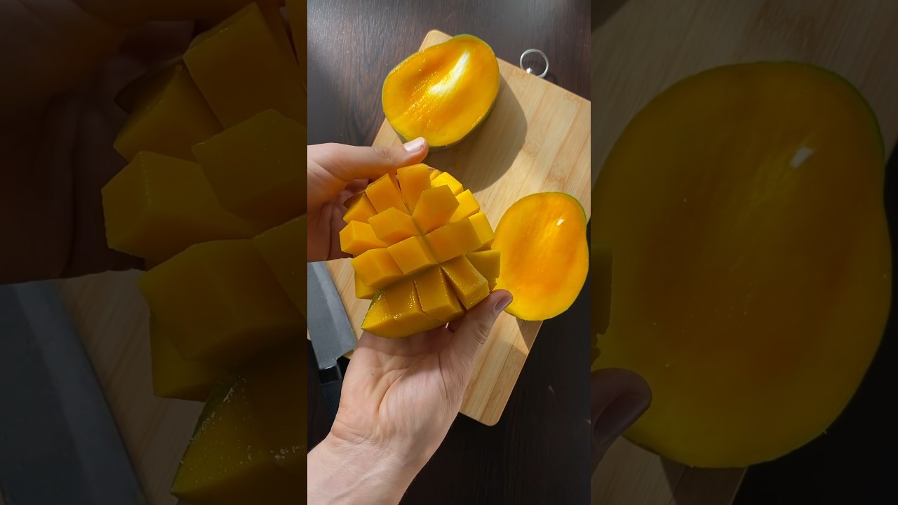 Fruit Fantasy || Delicious Mango || Вкусное Манго #shorts #cuttingfruit  #mango