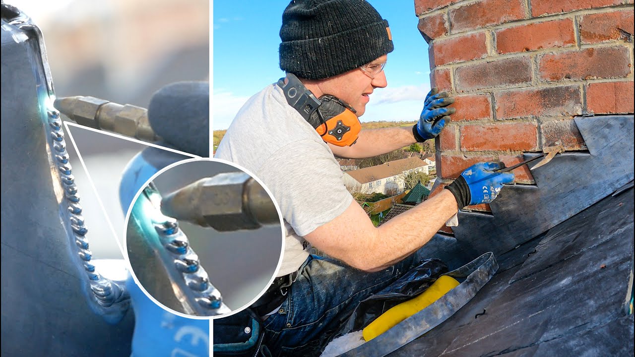 LEAD STEP FLASHINGS, SOAKERS & APRONS with bonus welding footage!
