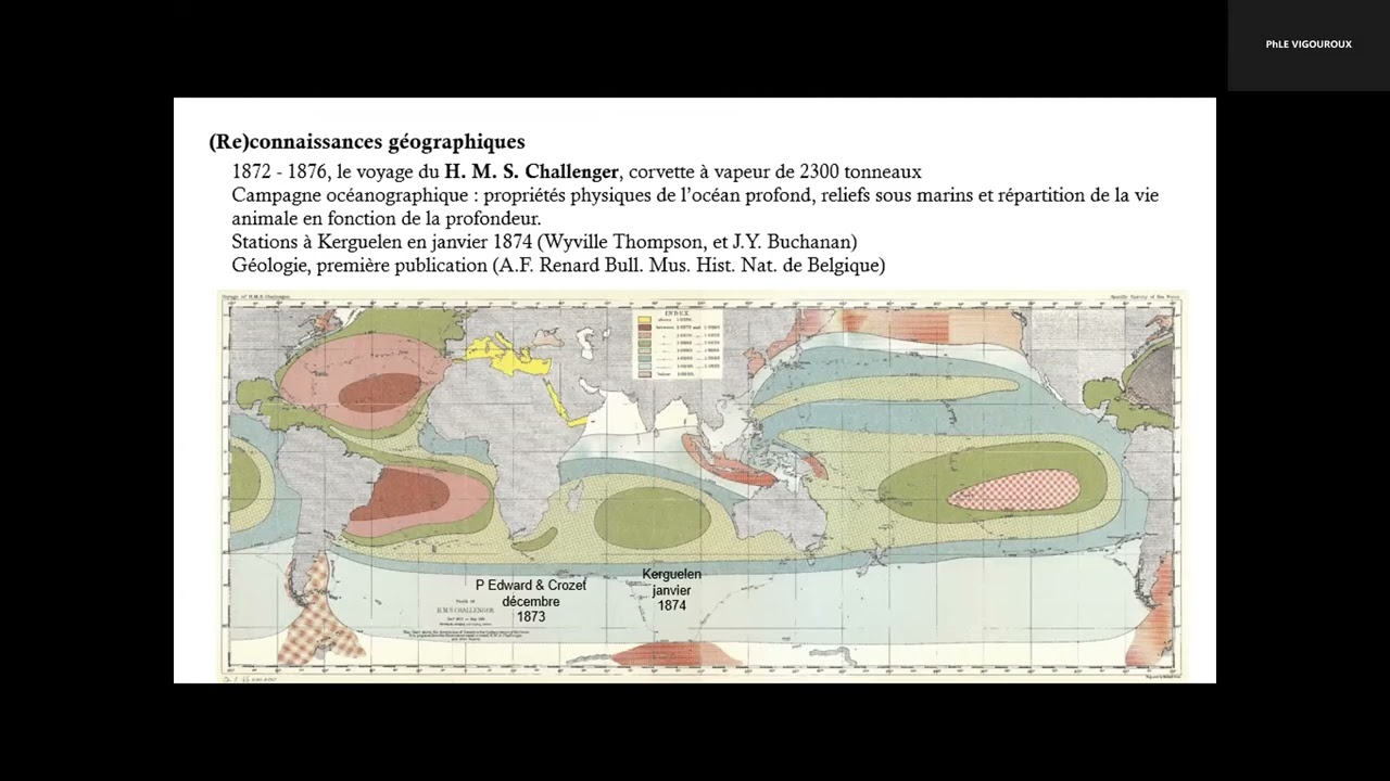 Jean-Yves COTTIN : Histoire de la cartographie géologique de l’Archipel de Kerguelen (TAAF)