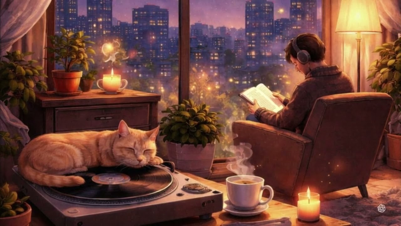 Lo Fi Jazz Beats for Studying ☕ Smooth Late Night Chill