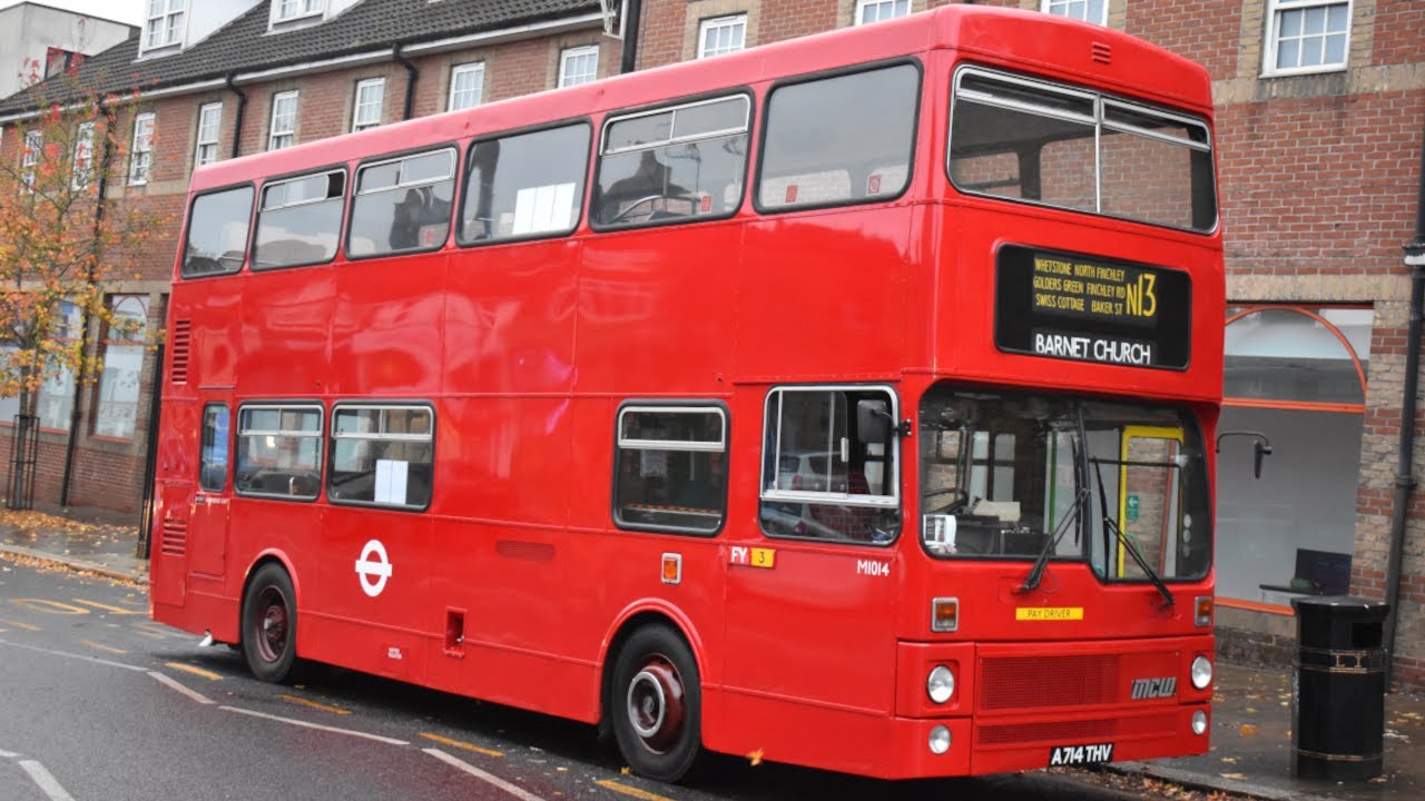 PERSERVED Finchley Running Day 2023 Journey on the Bus Route 263 MCW Metrobus M1014 A714THV