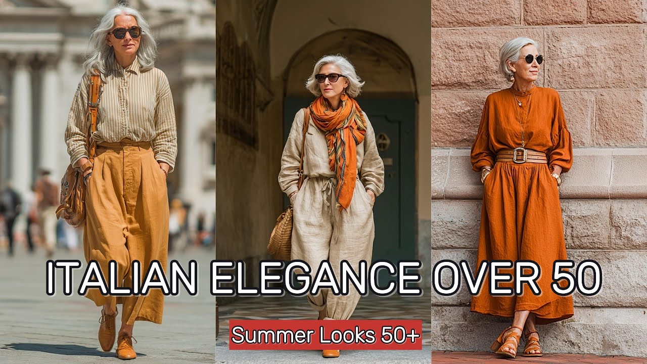 How to Dress Like Italian Women Over 50 | Milan Summer Fashion Guide 2025