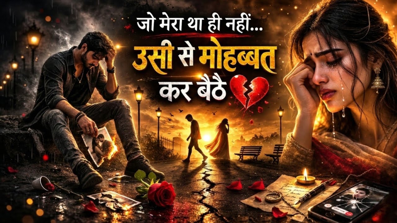 वो मेरा नहीं था… फिर भी मेरा ही है 💔 | Heart Touching Sad Sufi Kalam | salman sufi studio 