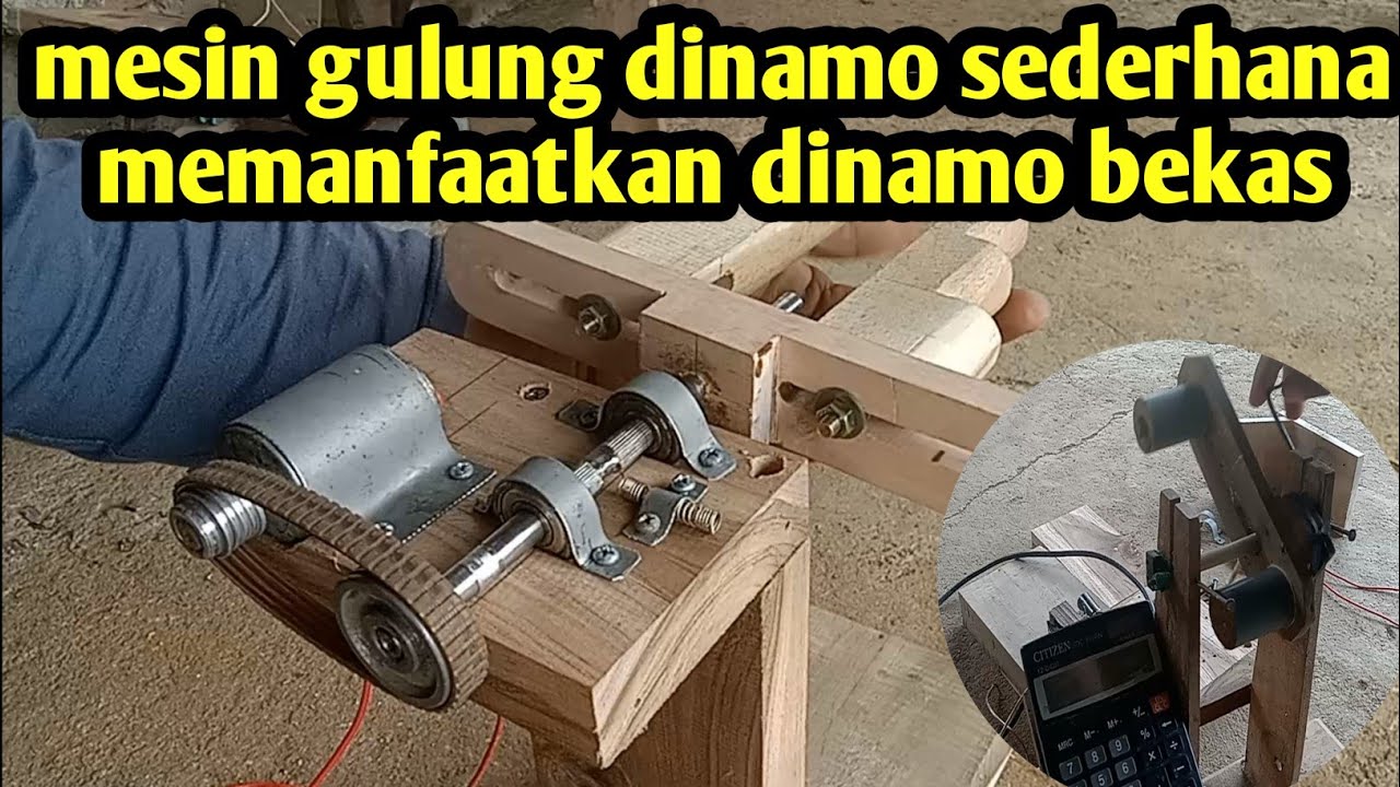 Cara Membuat Alat Gulung Dinamo, digital otomatis