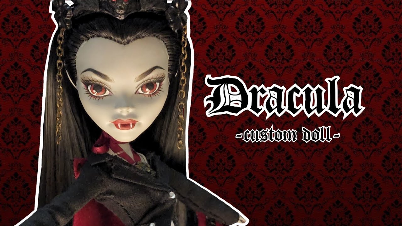 ☆°•Vampire Doll Custom • Dracula • Skullector inspired OOAK°•☆