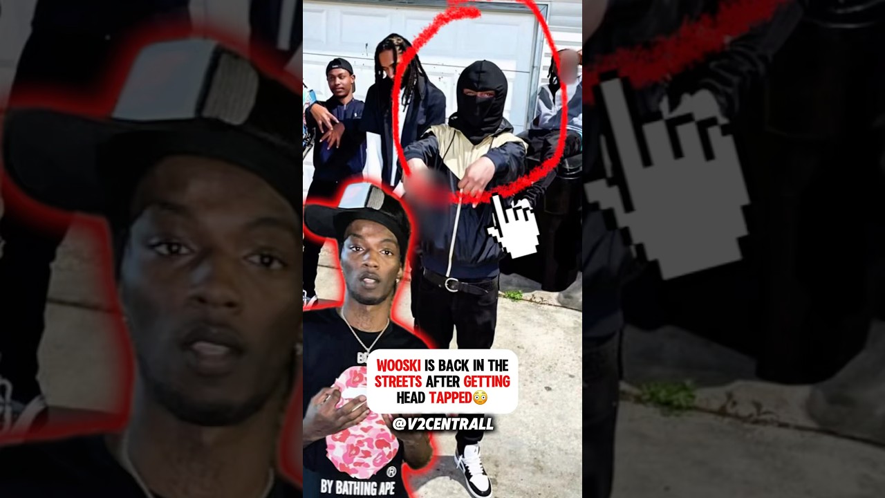 Wooski Is Back In The Streets After Getting Head Tapped😳 #chiraq #chicago