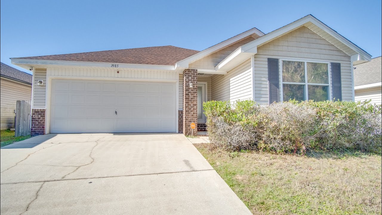 3985 Embers Landing, Pensacola, FL Rental Home Video Tour