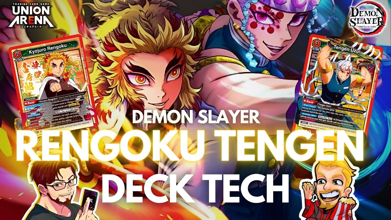 Колода Ренгуко Тэнген из коллекционной карточной игры Demon Slayer Union Arena.