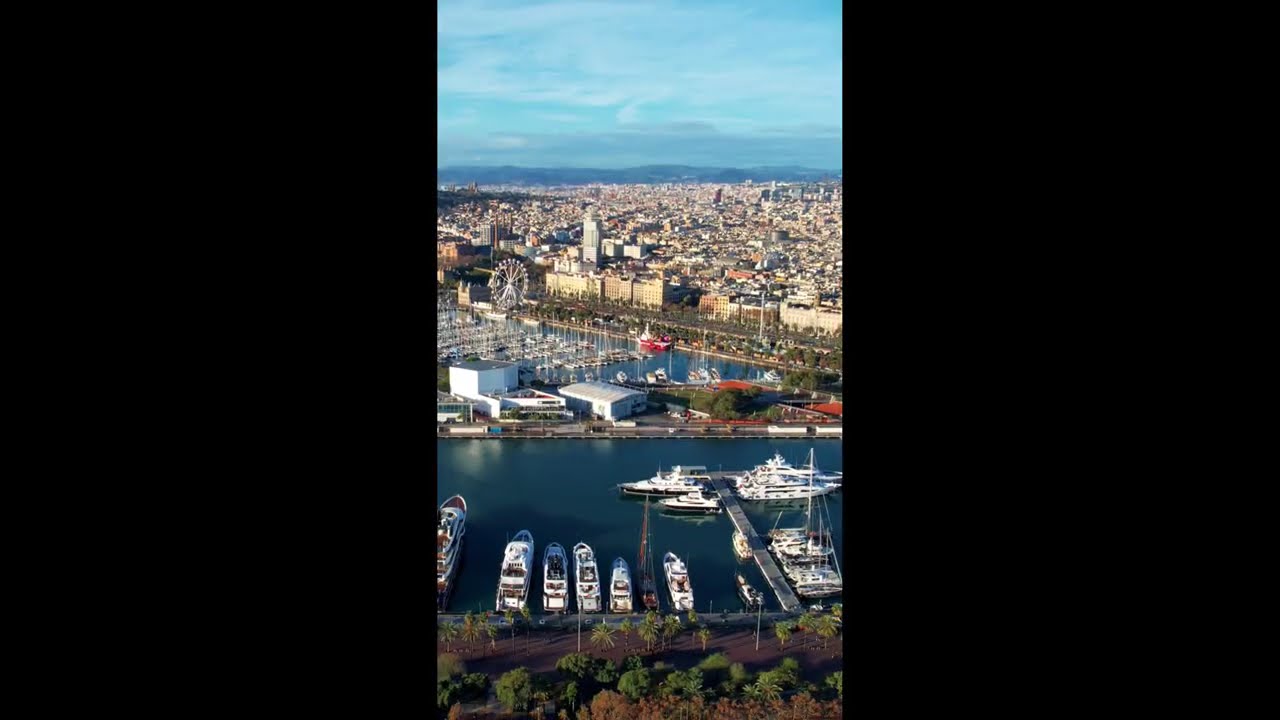 Barcelona From Above (4k)