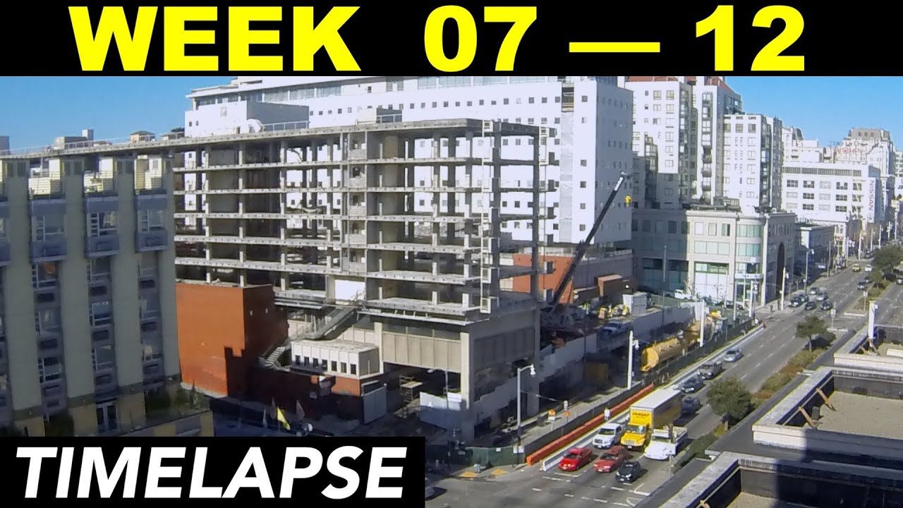 Demolition timelapse weeks 07-12: Building skin removal and other early demolition work