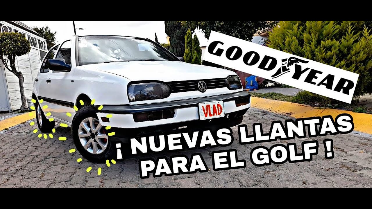 NUEVAS LLANTAS PARA EL GOLF / EXPLICO PUNTOS IMPORTANTES DEL CANAL  #Golfmk3 #llantas