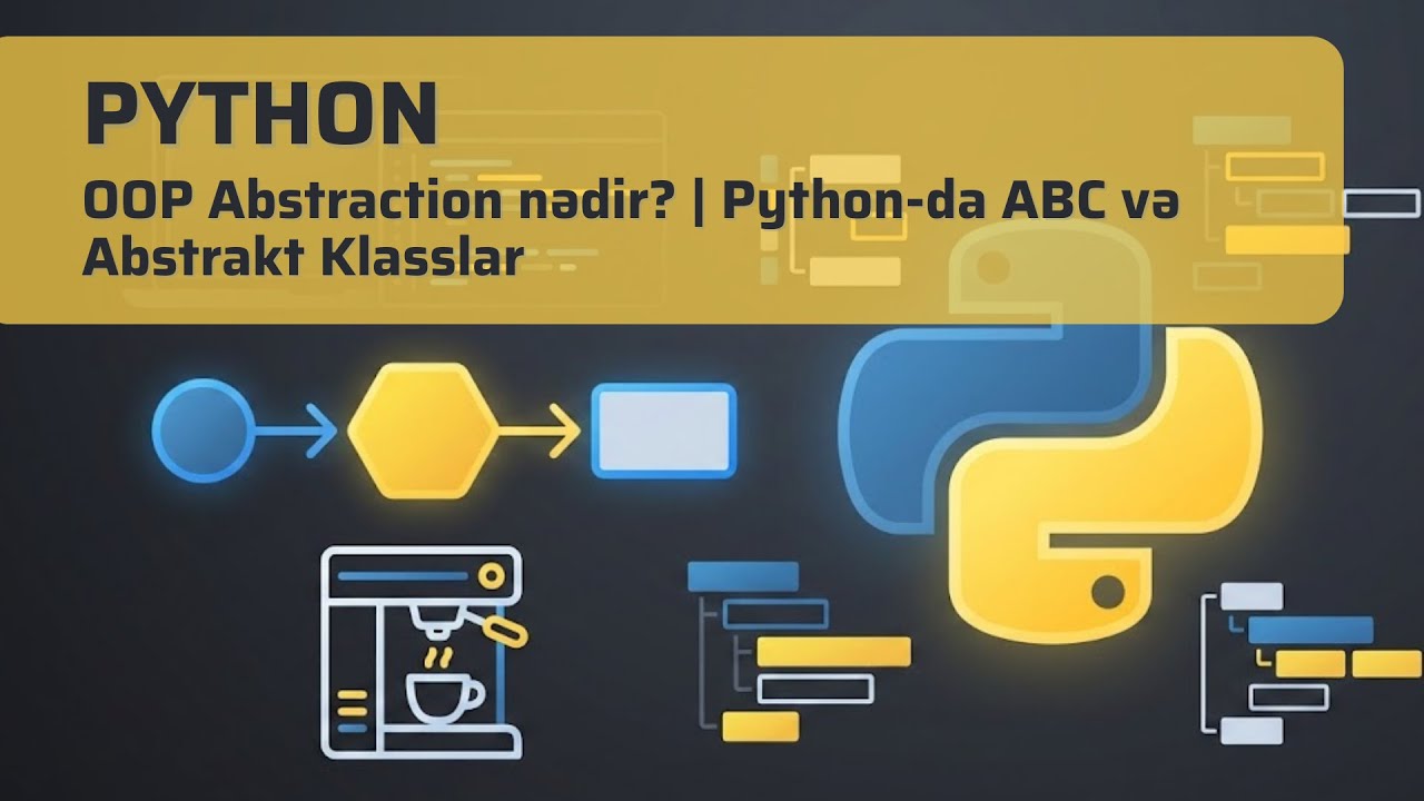 Python - OOP Abstraction nədir? | Python-da ABC və Abstrakt Klasslar