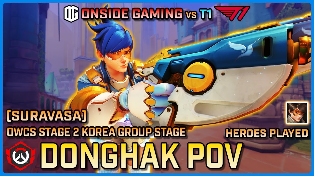 [ DONGHAK ] Onside Gaming vs T1 | Suravasa | Round Robin | OWCS Korea Stage 2