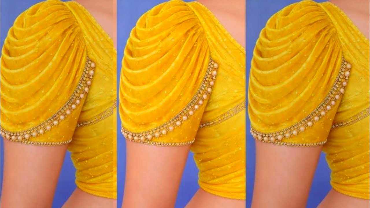 Trending sleeve design cutting and stitching| blouse sleeves design| बाजू का डिजाइन sleeves design|