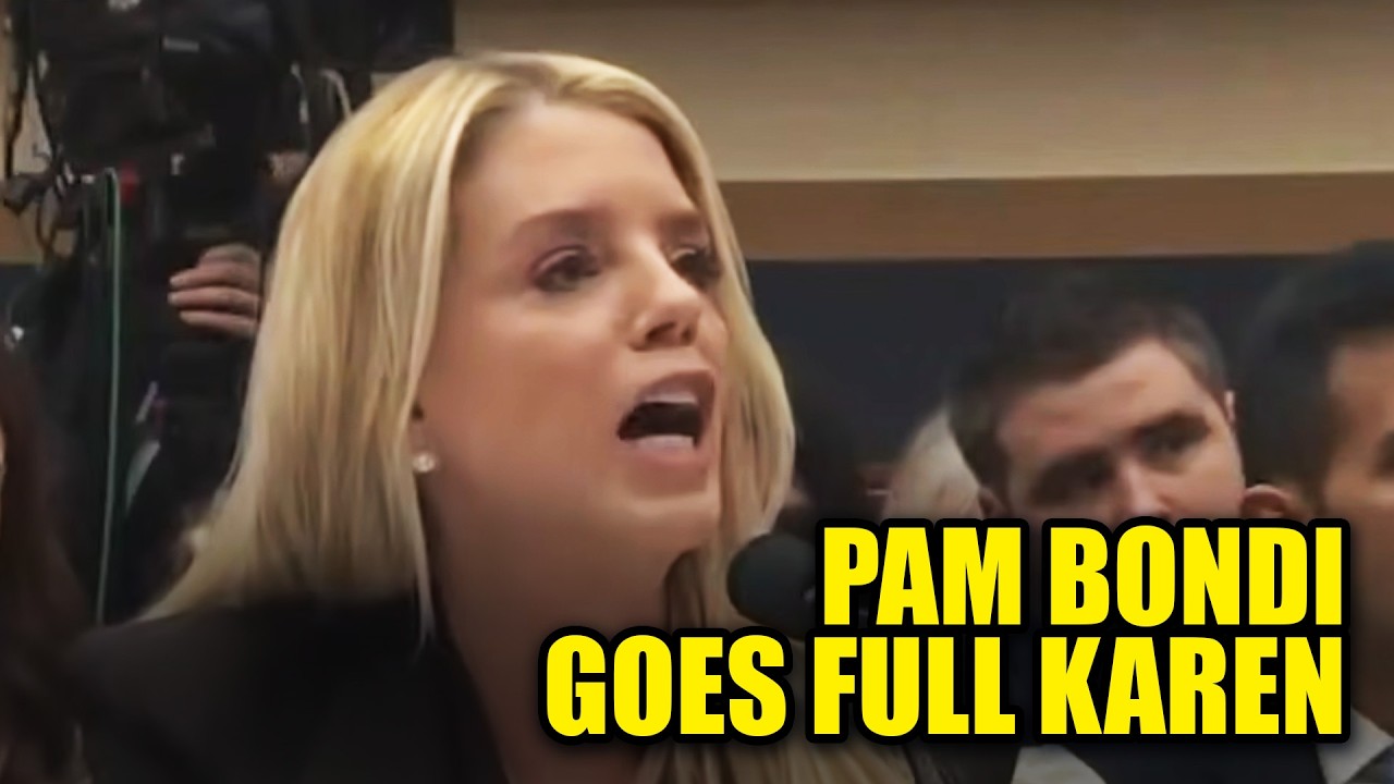 WATCH: Pam Bondi Goes FULL KAREN in Chaotic Hearing Over Epstein Files