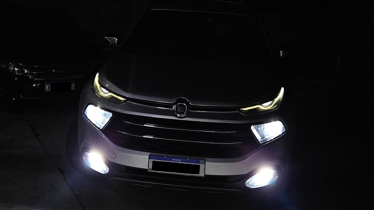 Como regular faróis e faróis de neblina da Fiat Toro de primeira geração.