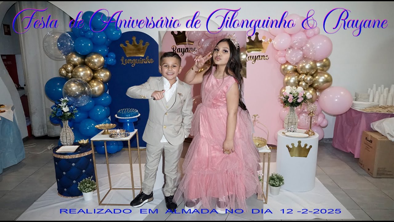 FESTA  DE ANIVERSARIO  DE : TILONGUINHO &  RAYANE