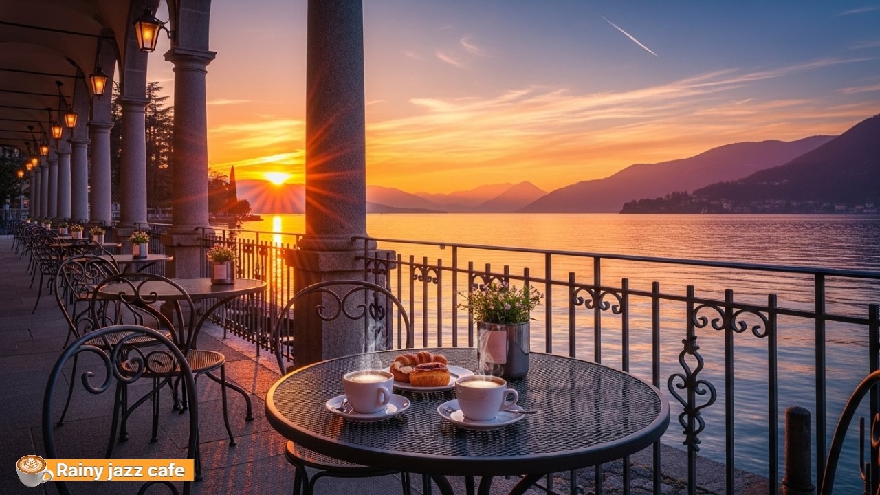 🌅 노을 카페 재즈 | 감성적인 저녁 카페 음악 1시간 | Sunset Cafe Jazz