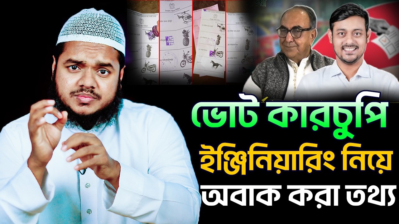 ভোট কারচুপি ইঞ্জিনিয়ারিং করে ক্ষমতায় যাওয়া অবাক করা তথ্য দিলেন । Abdullah Bin Abdur Razzak