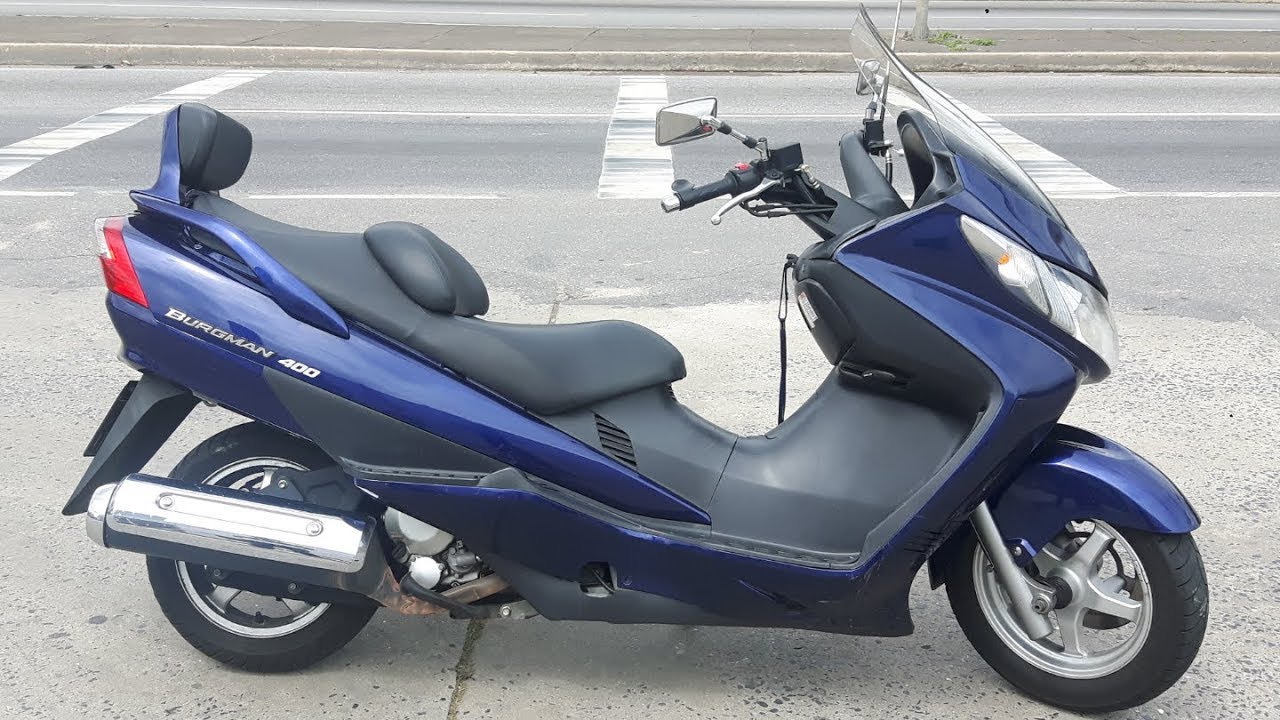 Rodolfinho da Z- Testando Suzuki Burgman 400.
