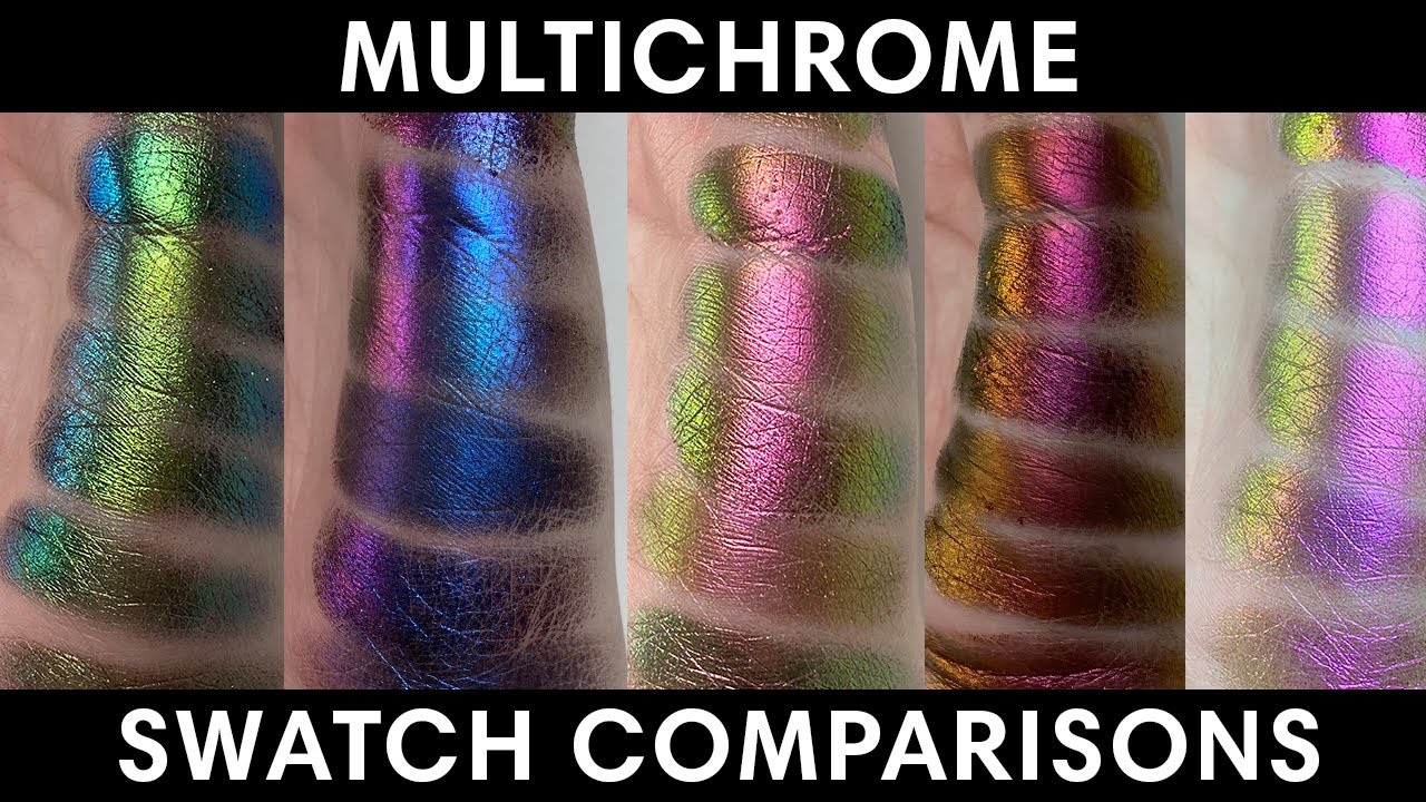 Multichrome Monday | Swatch comparisons between Clionadh, Terra Moons, Devinah, Looxi, BabyBatBeauty