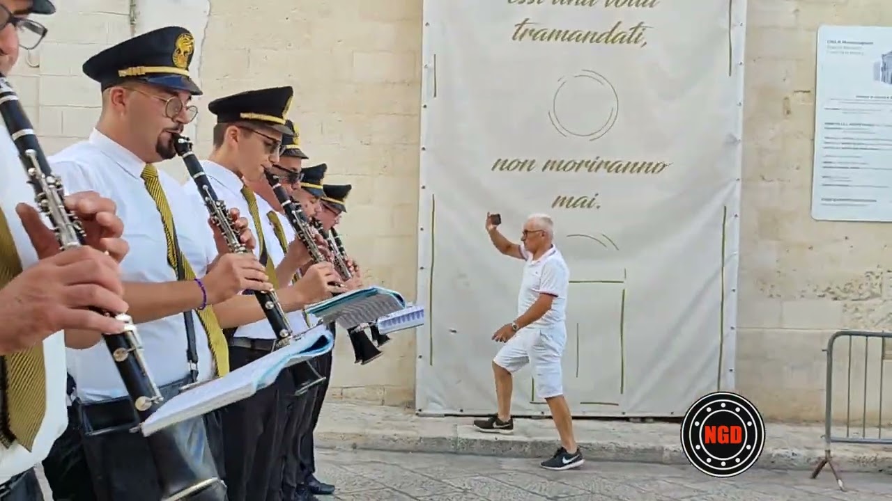 Marcia Grotte di Castellana Banda di Ailano 19/7/25 Montescaglioso Festa di Maria Ss. del Carmine