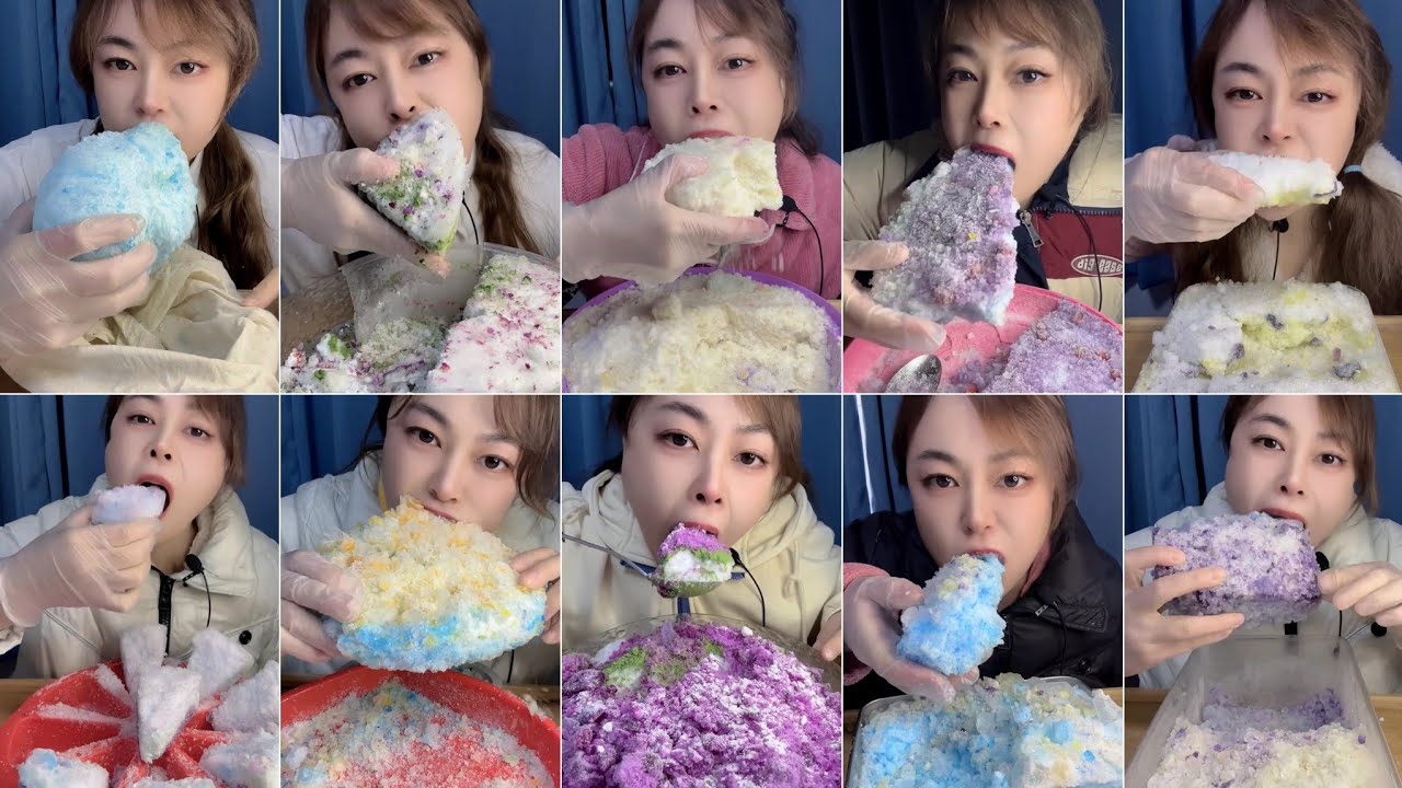 ASMR Shaved ice  new Mixed part 6