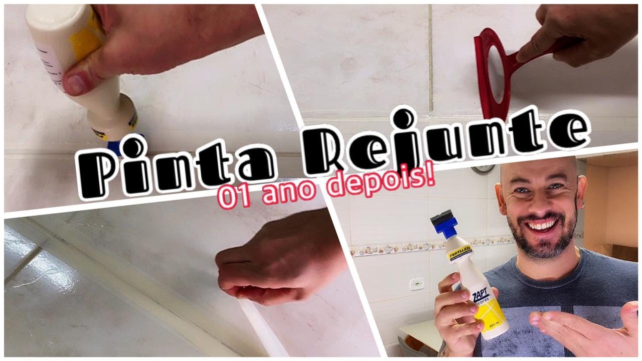 PINTA REJUNTE 01 ANO DEPOIS / Aprenda novos Truques e Dicas! #Rejunte #Reforma #PintaRejunte #Zapt
