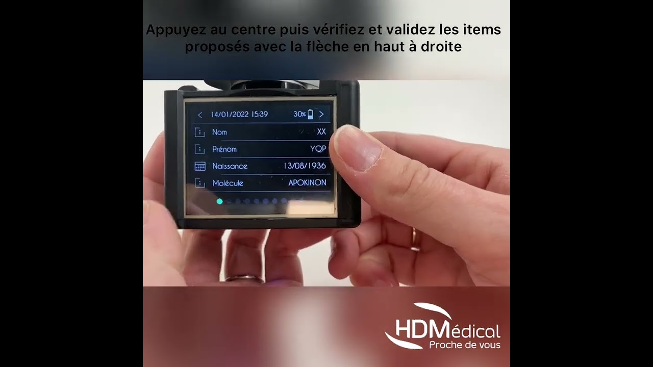 SO CONNECT - Changement réservoir et réalisation du bolus